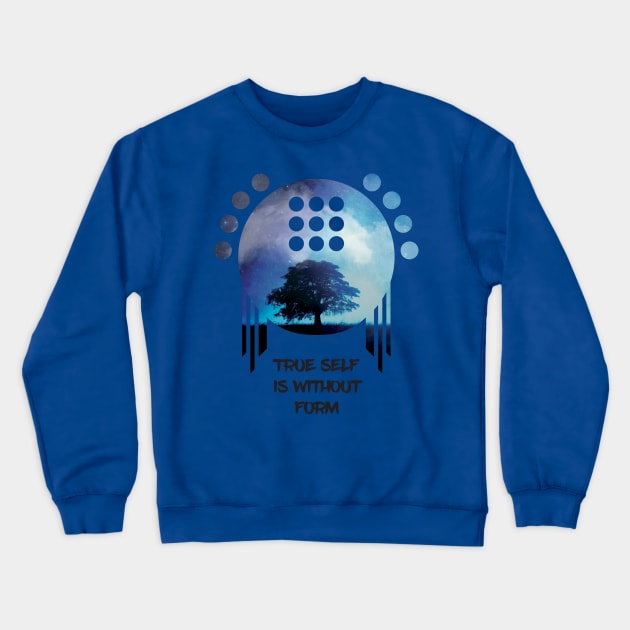 True Self is without Form Crewneck Sweatshirt by conshapeveg